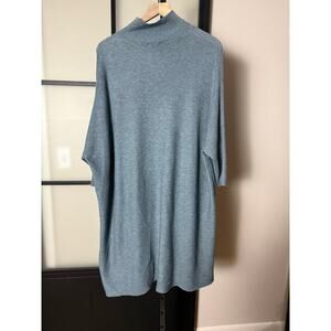 Kerisma Tunic Sweater Wool Blend in Blue One Size